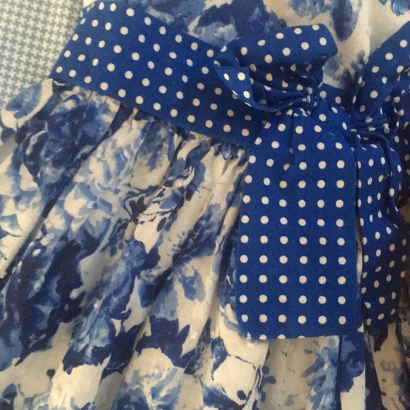 💙 Blue Floral Dress 💙 - Picture 3 of 3